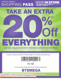 Free Printable Kohls Coupons Free Printable Kohls Coupons