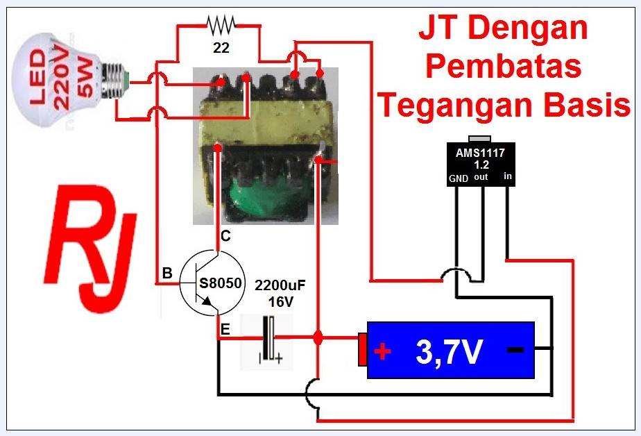SKEMA JT JOULE THIEF BY RAHMAT JAYA SEMUA BYOOOR
