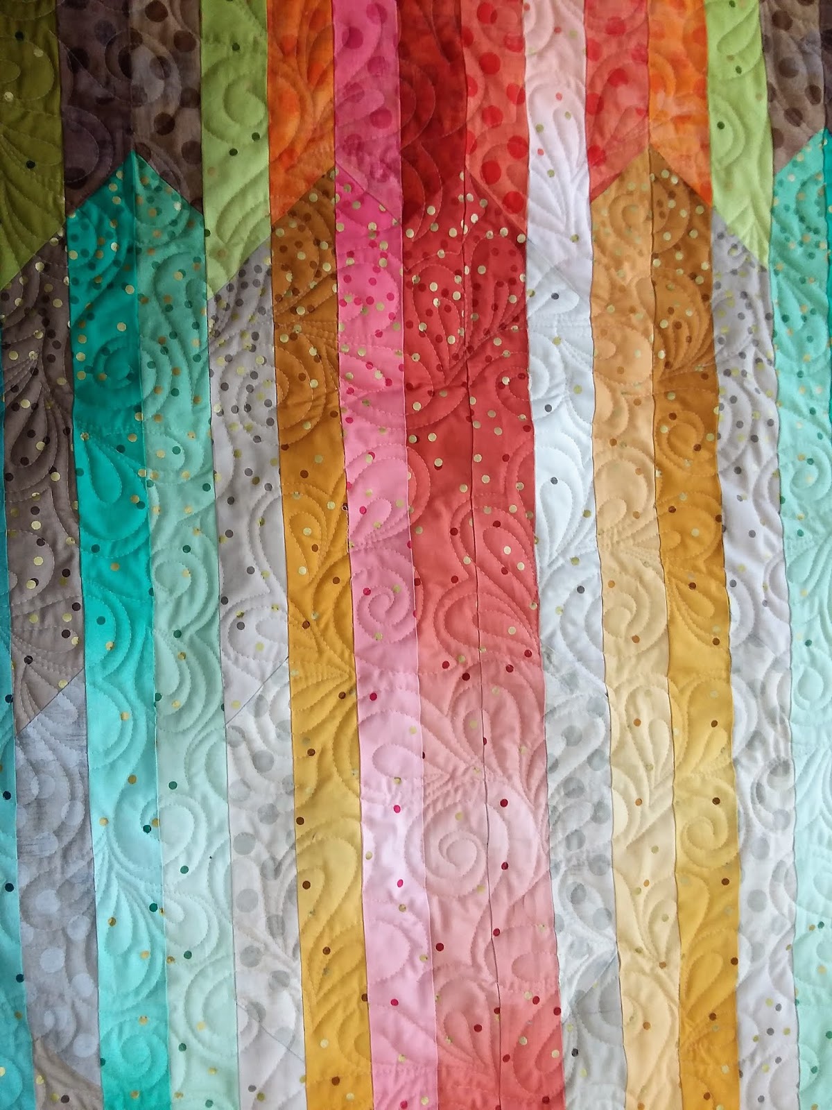 Down To Sew Ombre Jelly Roll Quilt