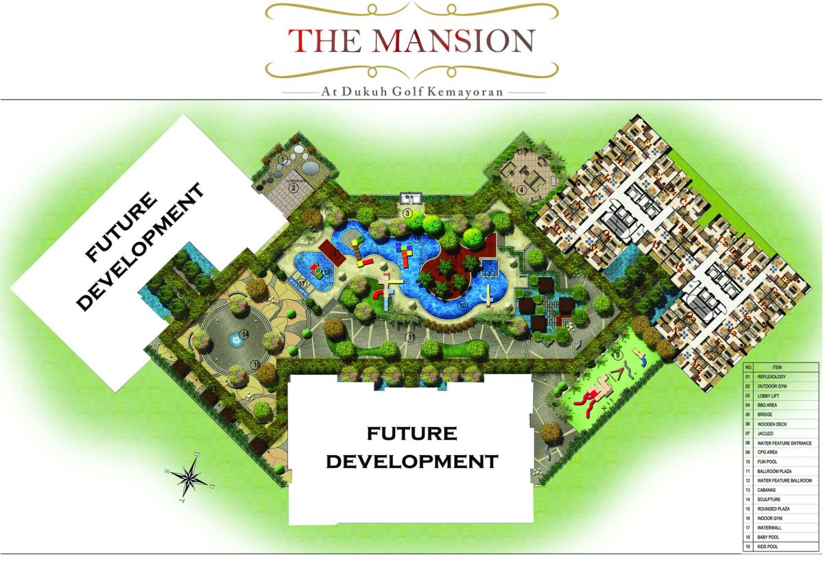 Apartemen The Mansion at Dukuh Golf Kemayoran MASTER PLAN