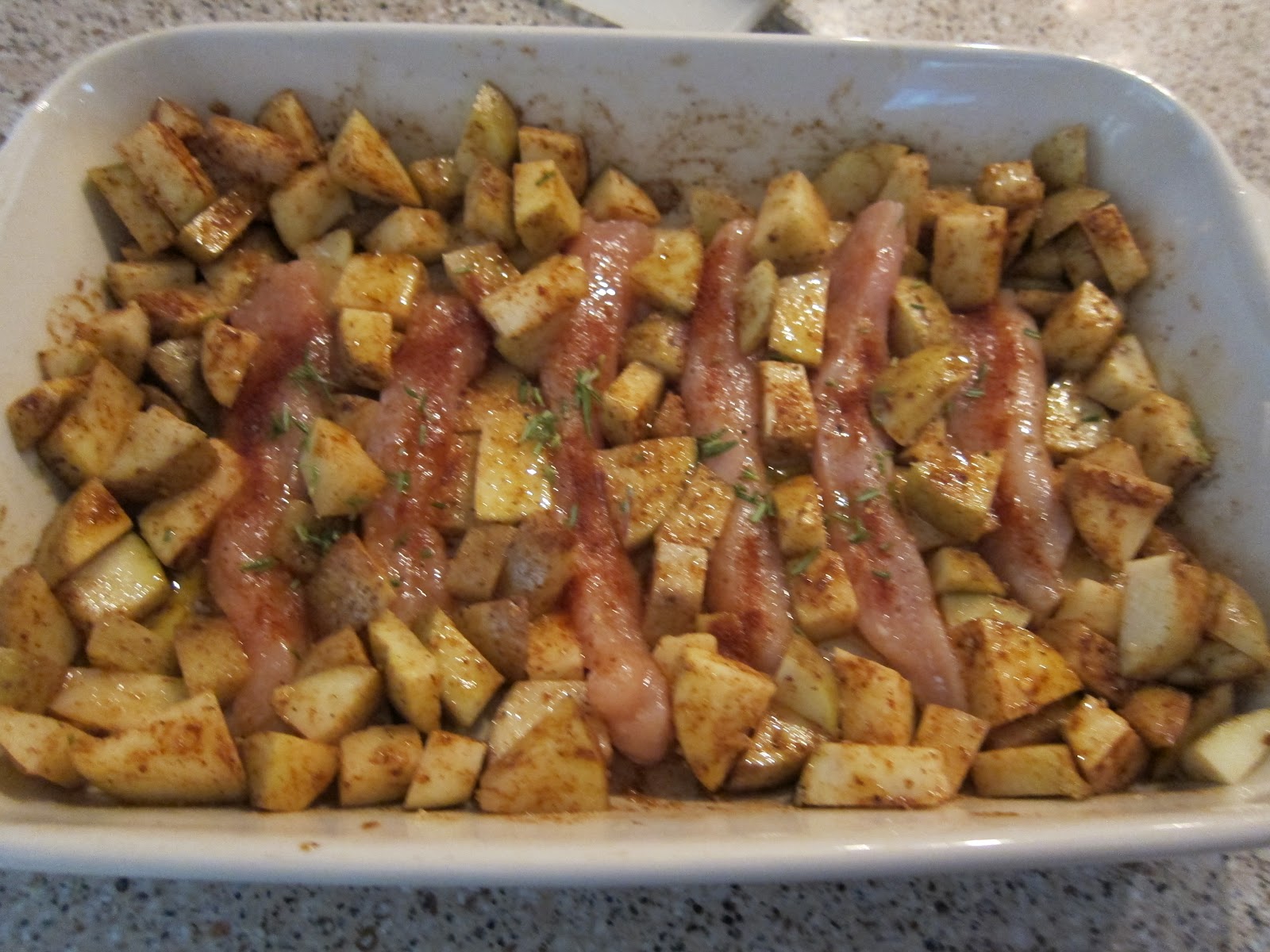 NOVA Frugal Family Rosemary Chicken and Potatoes from McCormick recipe