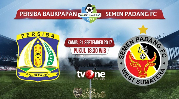 Prediksi Bola : Persiba Balikpapan Vs Semen Padang , Kamis 21 September 2017 Pukul 18.30 WIB @ TVONE