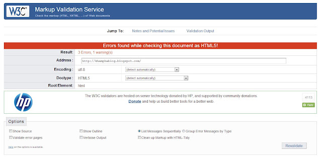 validation w3c errors validation w3c errors