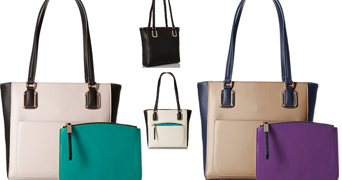 Nine West Addi Small Tote Bag + Zipper Pouch $17.66 (Reg $59) + Free Shipping With Amazon Prime ...