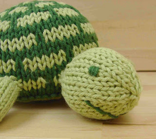 turtle, knit, slipped stitch, green, toy, stuffed, animal, pattern