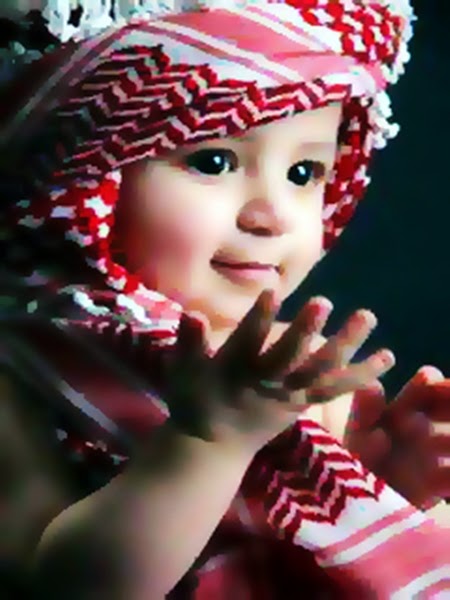 Gambar DP BBM Doa Islami Anak Bayi Lucu Berdoa Penuh Harapan 