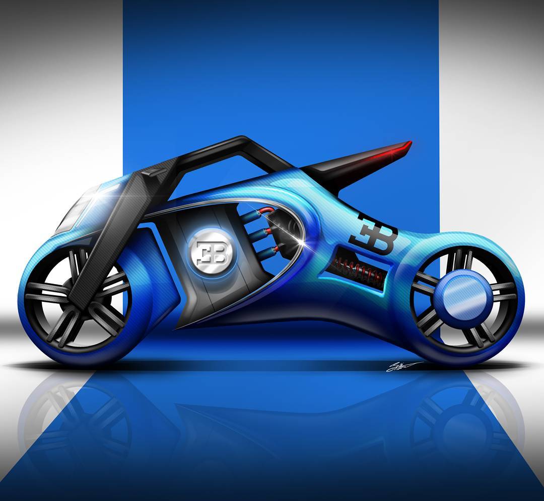Bugatti Concept Bike Challenge заезд