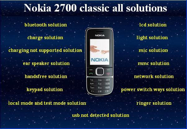 how to format nokia 2700 classic phone memory
