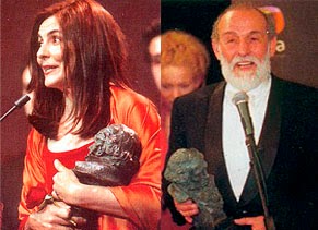 Los actores Ana Fernández y Carlos Álvarez-Novoa, mejores actores revelación de 1999