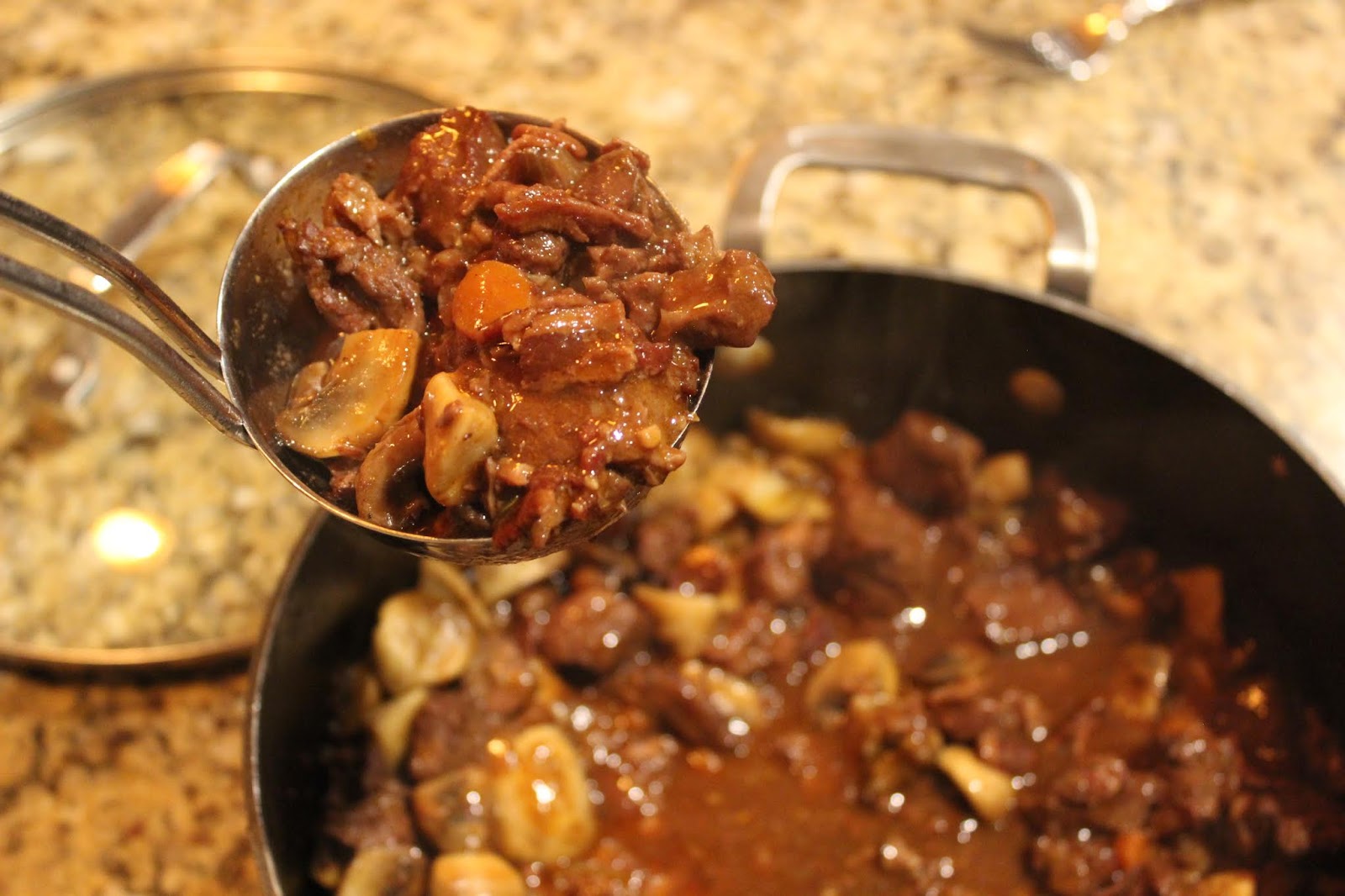Front Range Fork And Cork Beef Bourguignon and Post Holiday Blues