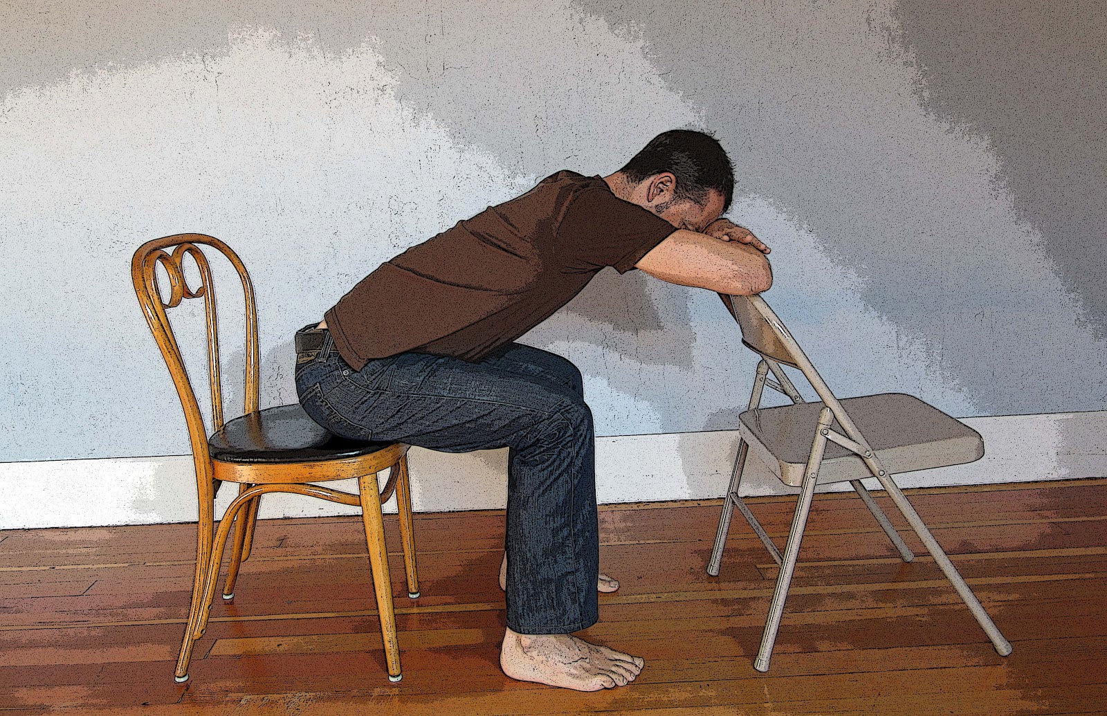 Featured Pose Chair Forward Bend Health for Yoga