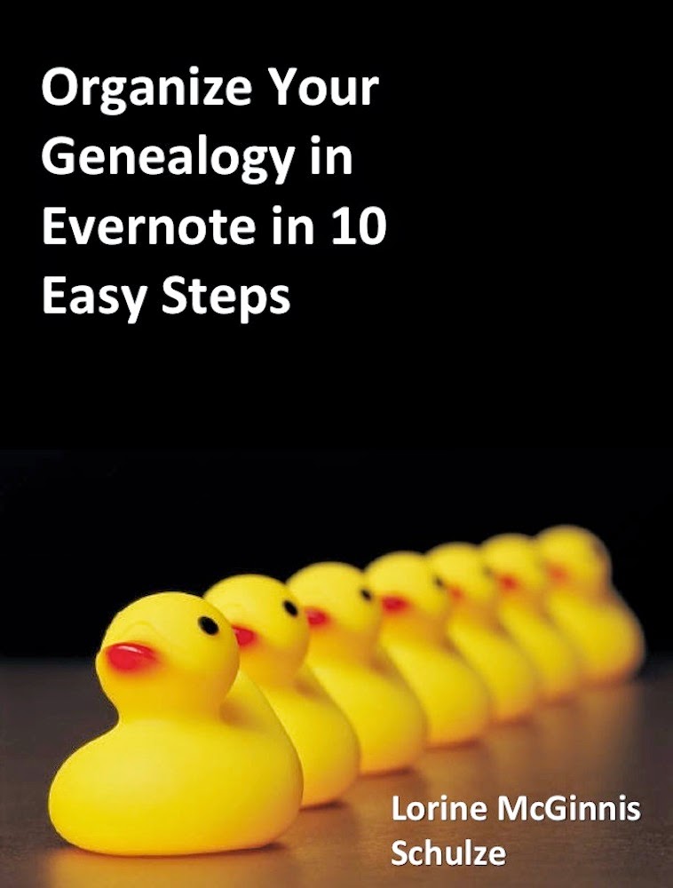 New Ebook: Organize Your Genealogy in Evernote in 10 Easy Steps