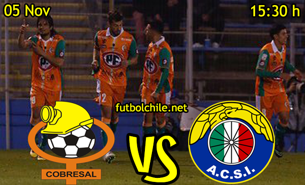 Ver stream hd youtube facebook movil android ios iphone table ipad windows mac linux resultado en vivo, online: Cobresal vs Audax Italiano