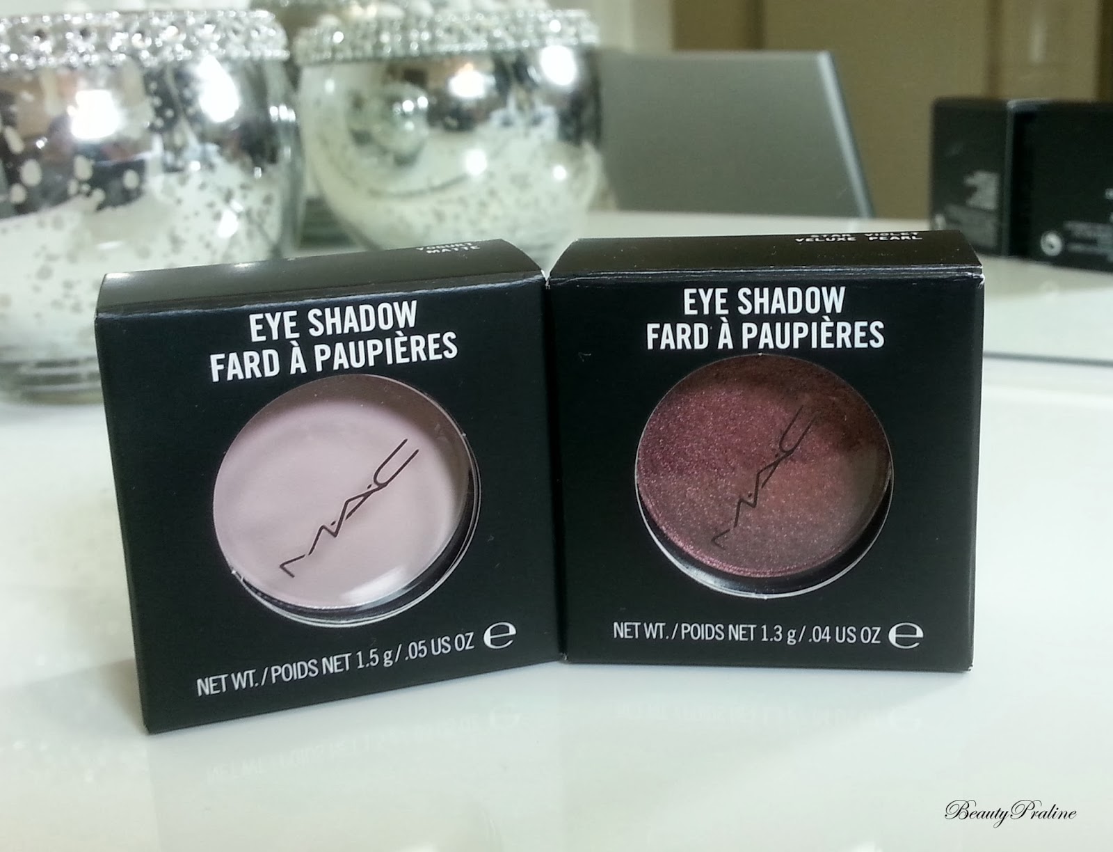 BeautyPraline* MAC Eyeshadow // YOGURT , STAR VIOLET
