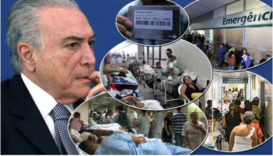 NA DEPRESSÃO ECONÔMICA DE TEMER, 1,3 MILHÃO DEIXARAM PLANOS DE SAÚDE
