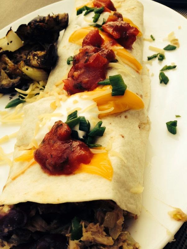 About Food And Fashion... Burrito Grande met tonijn