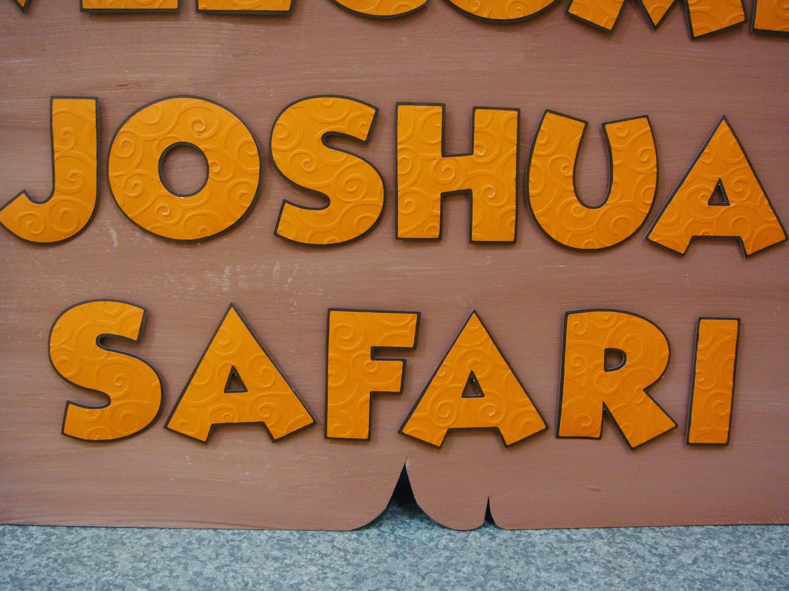 Style UR Party Animal Safari Welcome Signage