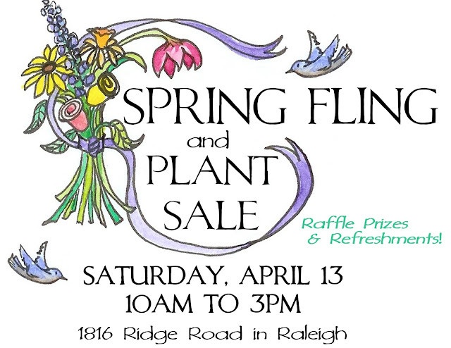 Saturday April 13th craft show and plant sale at Raleigh Moravian Church
