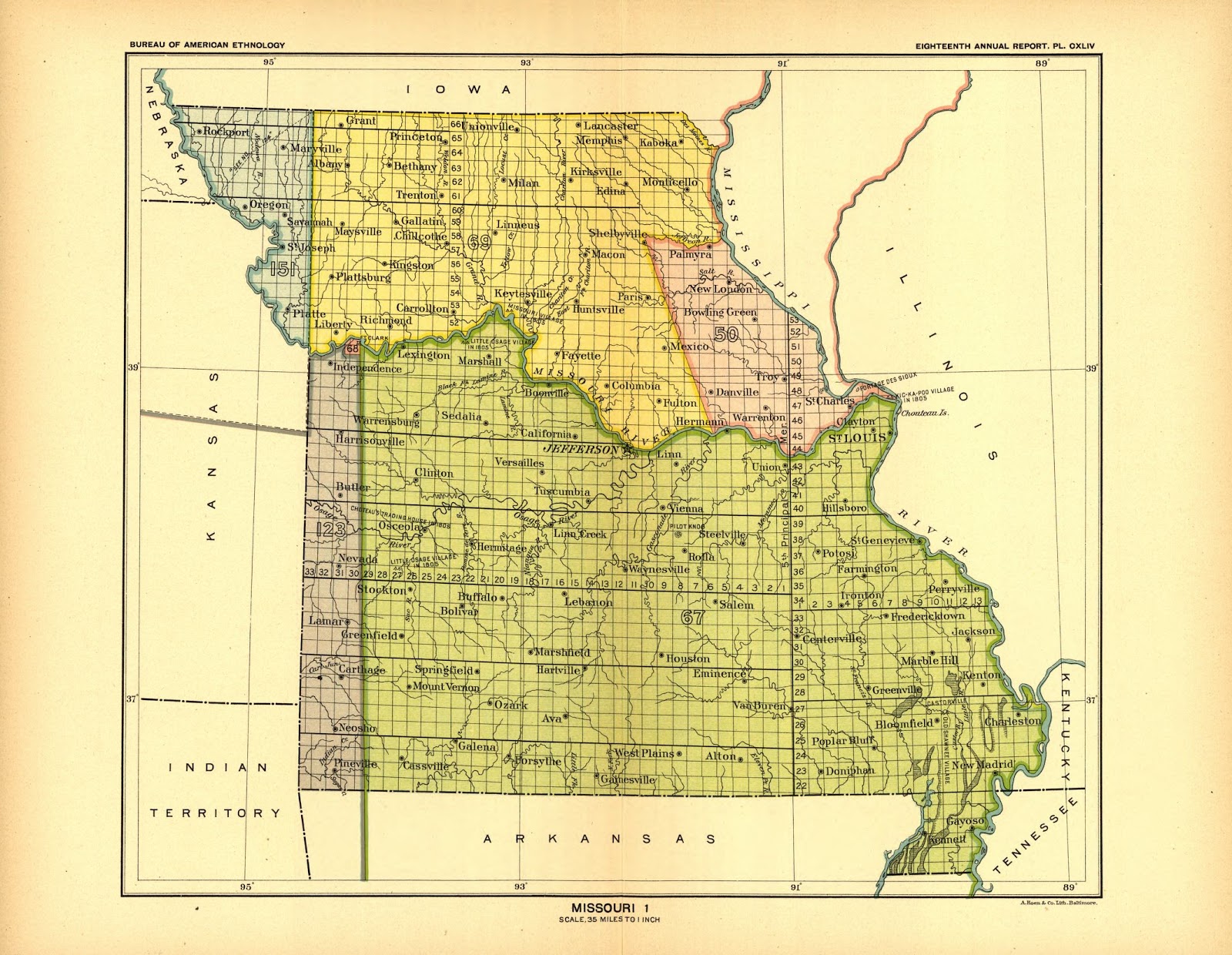 Show Me - Johnson County - Western Missouri History 1836 -3666