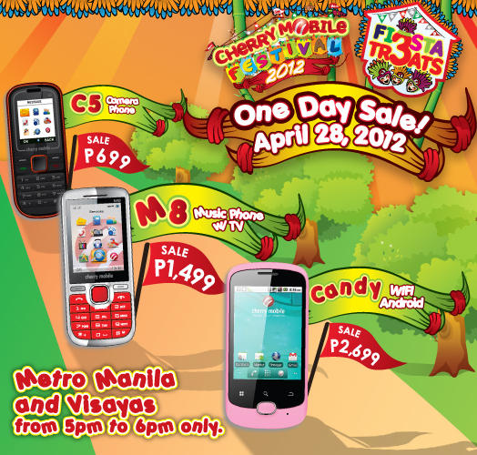 Cherry Mobile Fiesta Treats, One Day Sale! (April 28, 2012)
