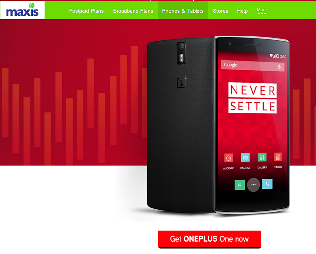 Maxis OnePlus One | BE CPUV NUFFNANG 2015 Maxis OnePlus One | BE CPUV NUFFNANG 2015