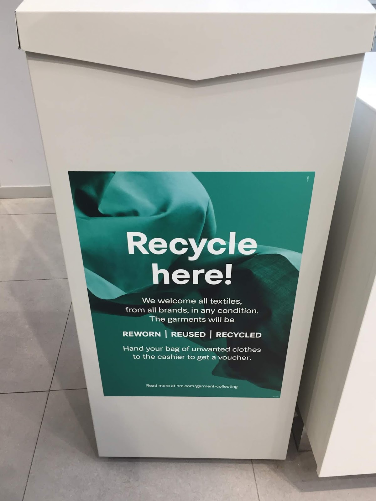 H&M Recycle Your Clothes Sustainability Program