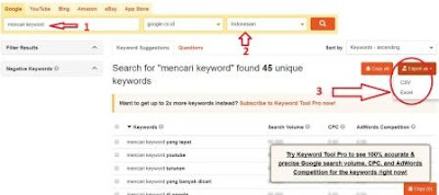 Cara Mencari Long Tail Keyword