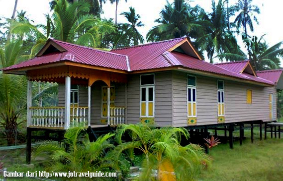 88 Gambar Rumah Adat Melayu Atap Limas Potong Hd Terbaik Gambar Rumah