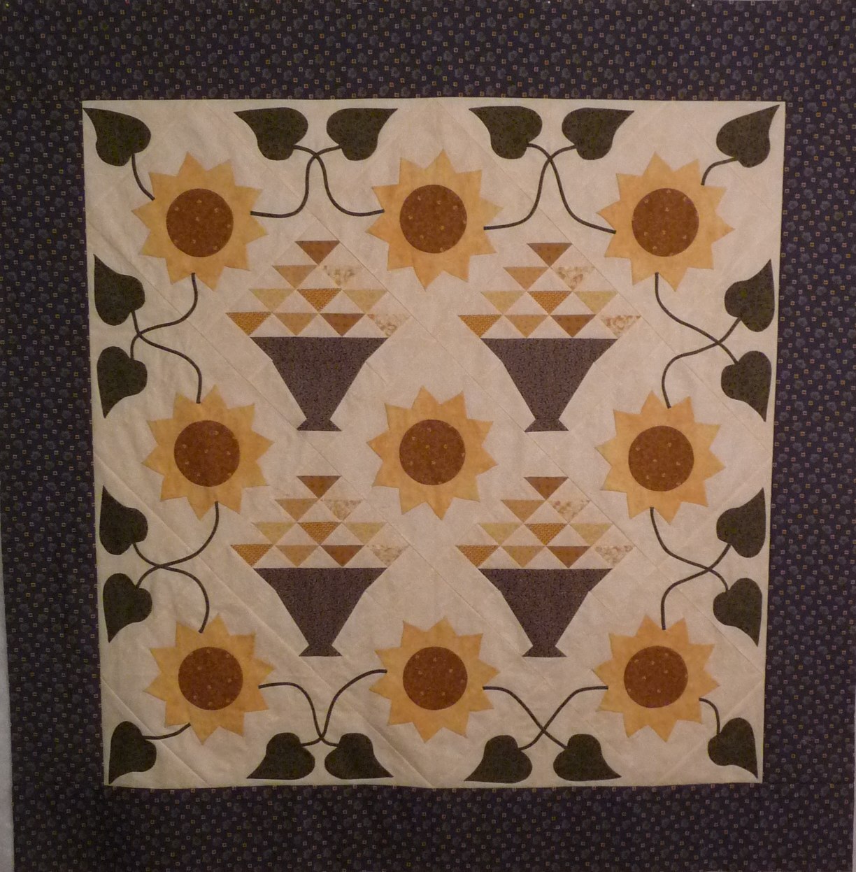 Quilting on the Crescent New Orleans Sunflowers