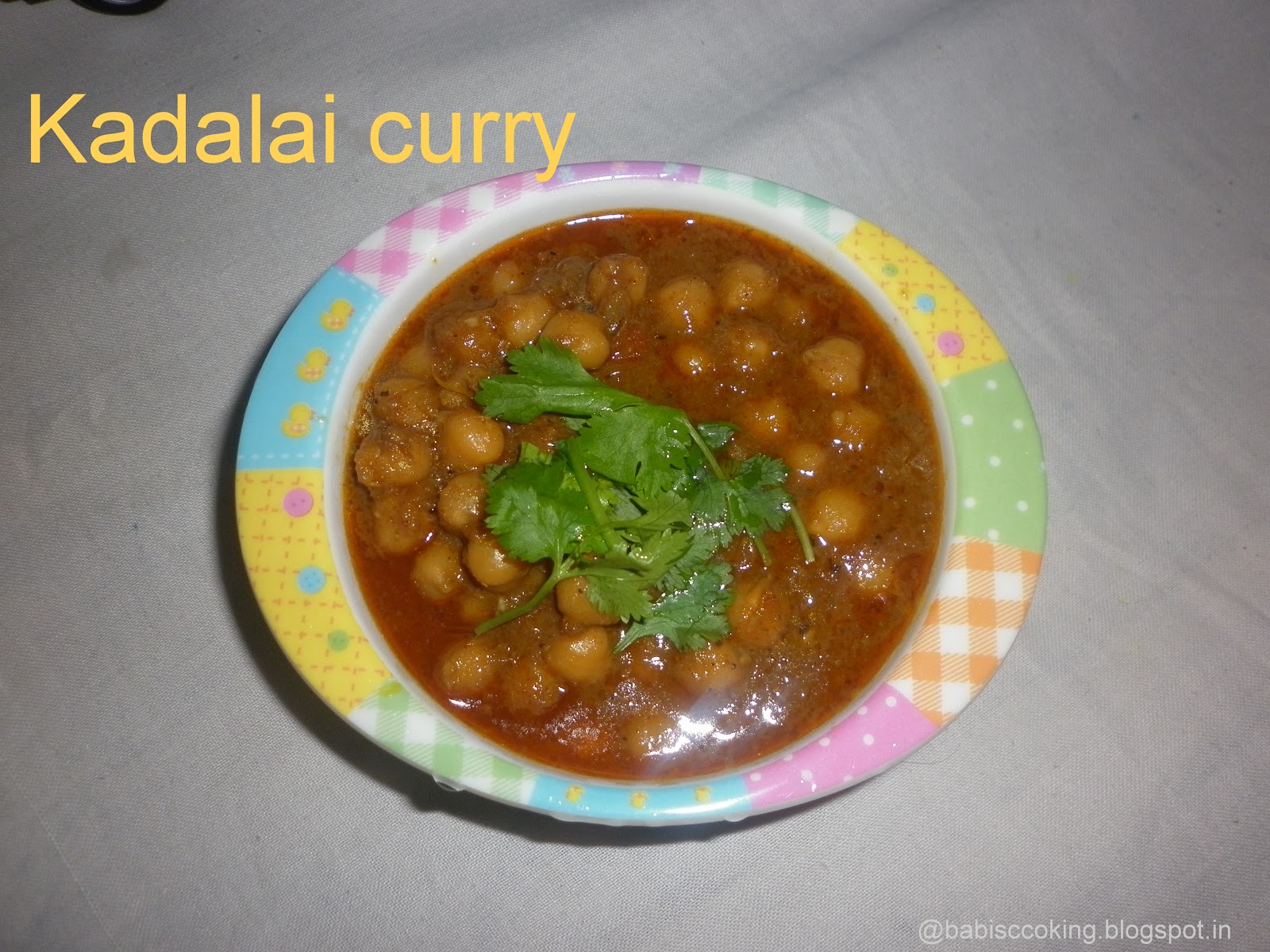 kadalai curry