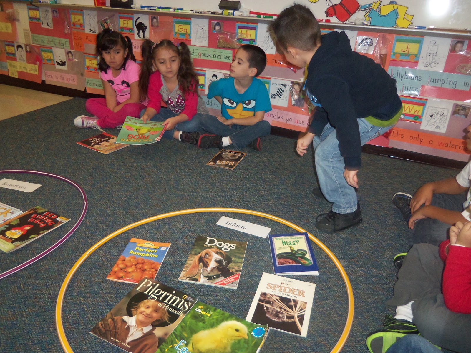 Mrs. Wood's Kindergarten Class Entertain/Inform