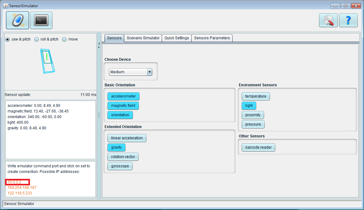智慧生活科技專業社群 [Sensor Simulator] 感測器模擬軟體安裝及使用