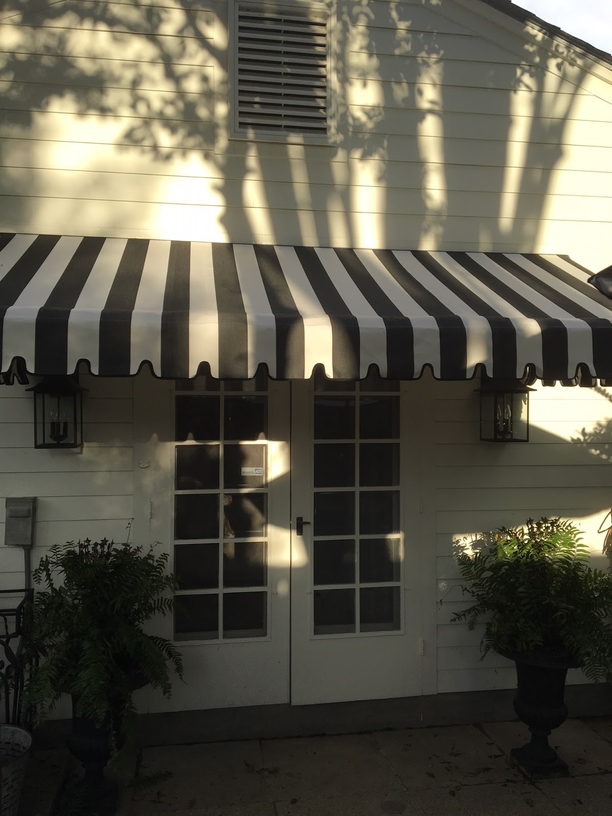 The Uptown Acorn The Acorn Cottage {Cabana Striped Awning}
