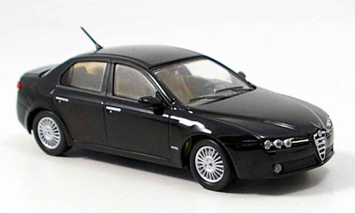 Alfa Romeo 159 Black 2005 M4 Diecast Model Car 143 Buysell Diecast 
