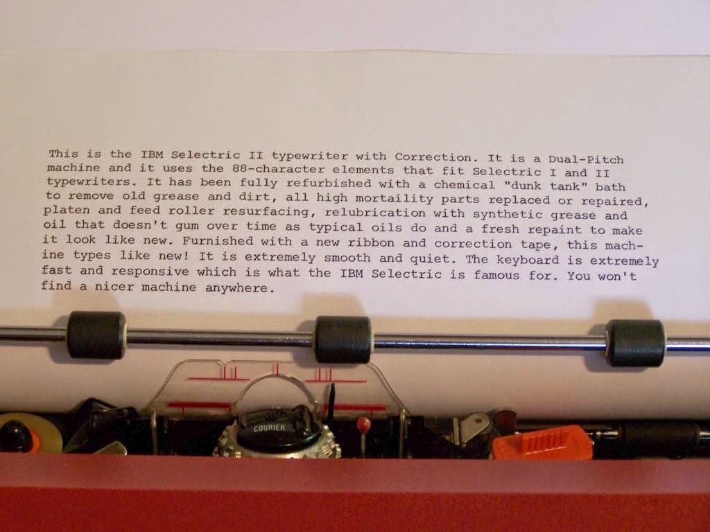 IBM Selectric Typewriters 2014