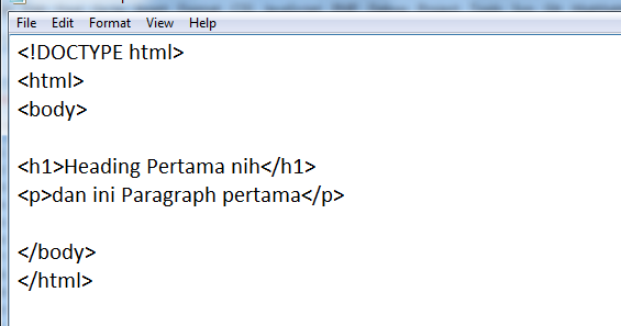Cara Mudah Belajar HTML dengan Text Editor (notepad) | Pusat Tutorial