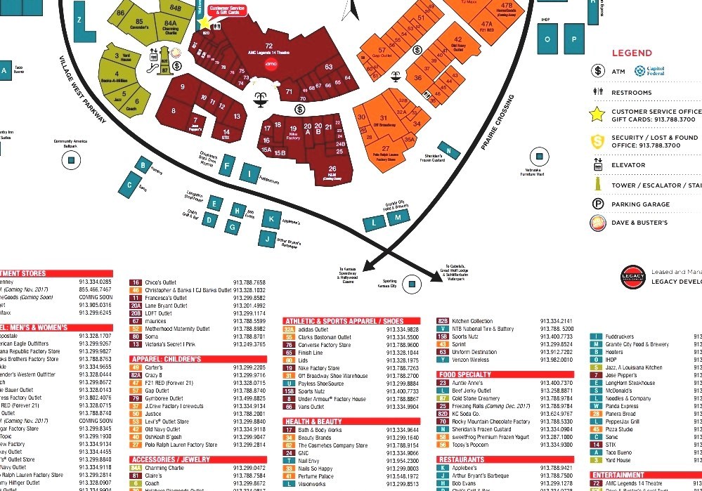 Legends Outlets Kansas City The Legends Kansas City