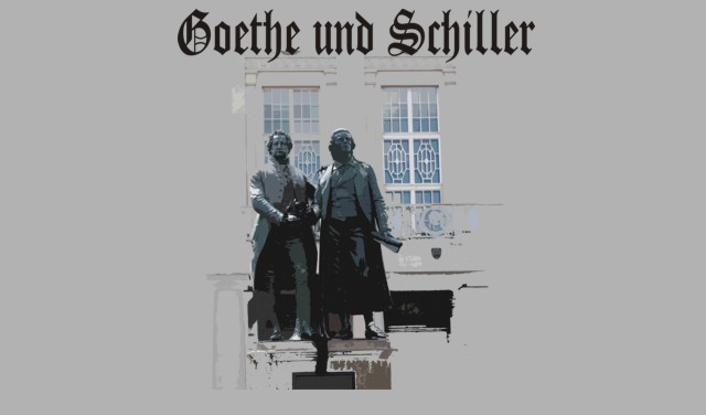 Bild Schiller und Goethe