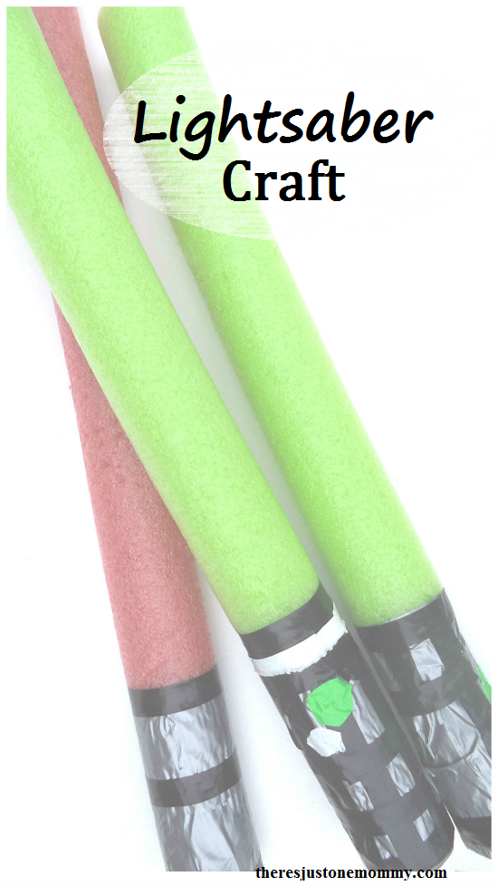 Pams Party & Practical Tips: Pool Noodle Lightsaber - Dare to Share ...
