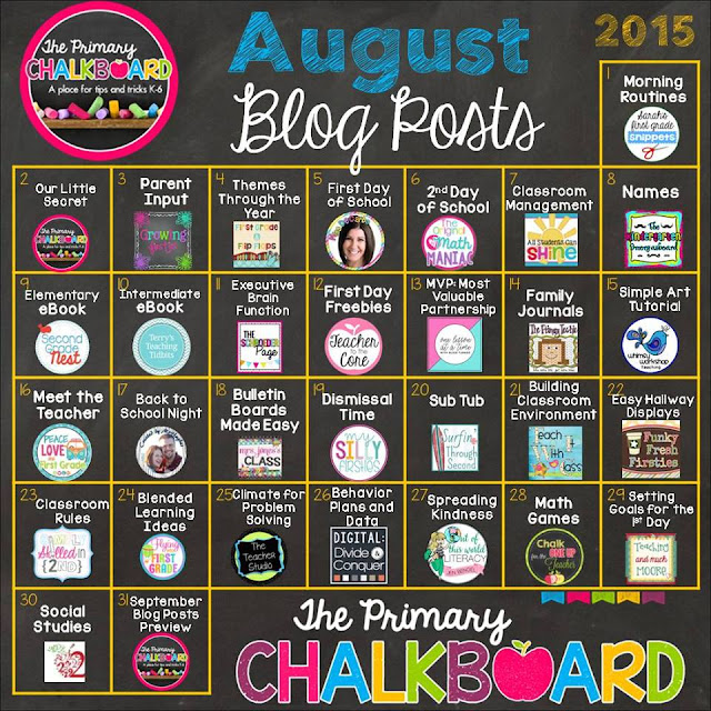 What We're Chalking About AUGUST: A Visual Calendar