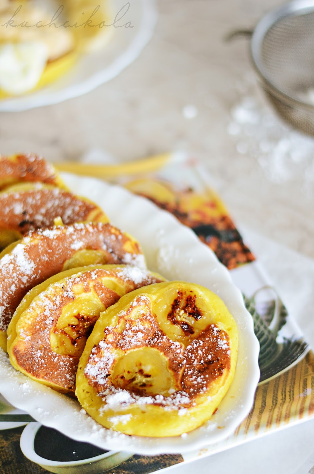 Homemade food... and not only Placki jogurtowe z bananami