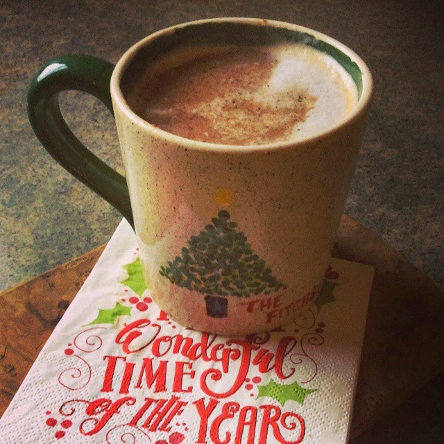 The Happy Little Hive DIY Eggnog Latte