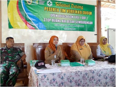 BABINSA BALEHARJO RAKOOR VERIFIKASI ODF (OPEN DEFECATION FRE)