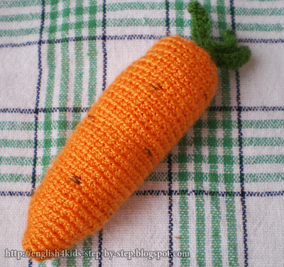 crochet carrot