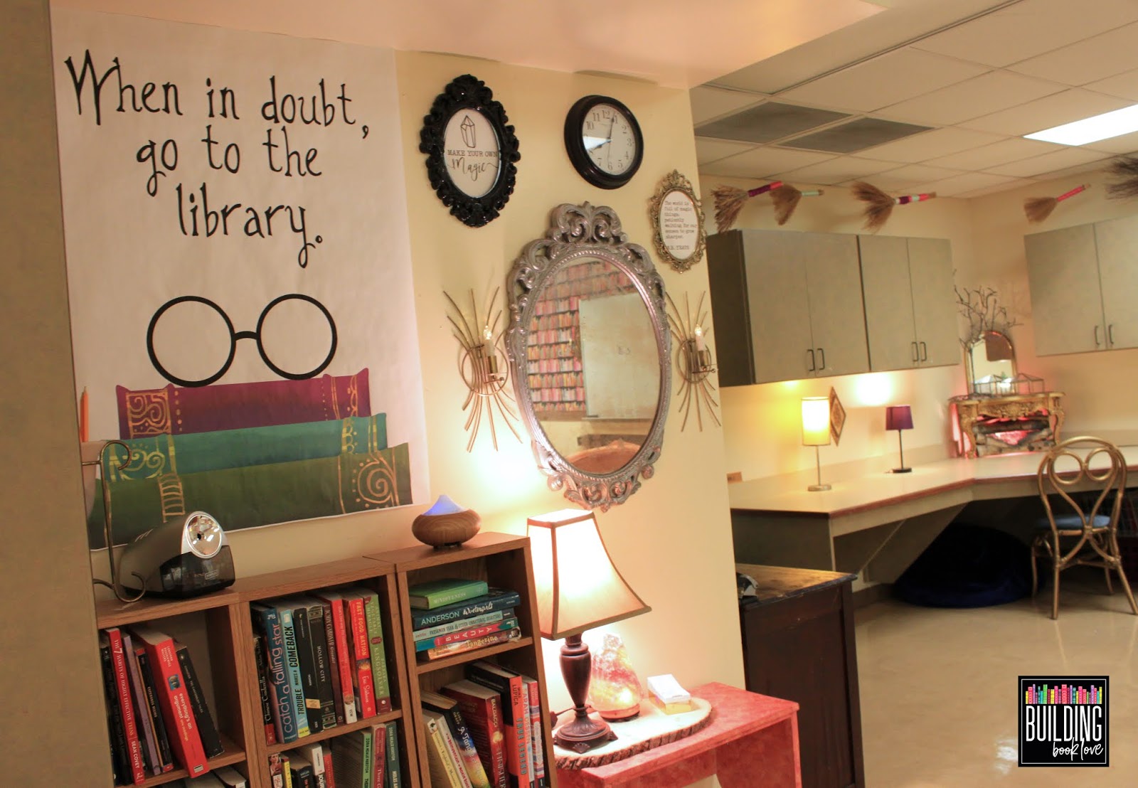 Building Book Love High School Classroom Decor Semi Flexible Seating