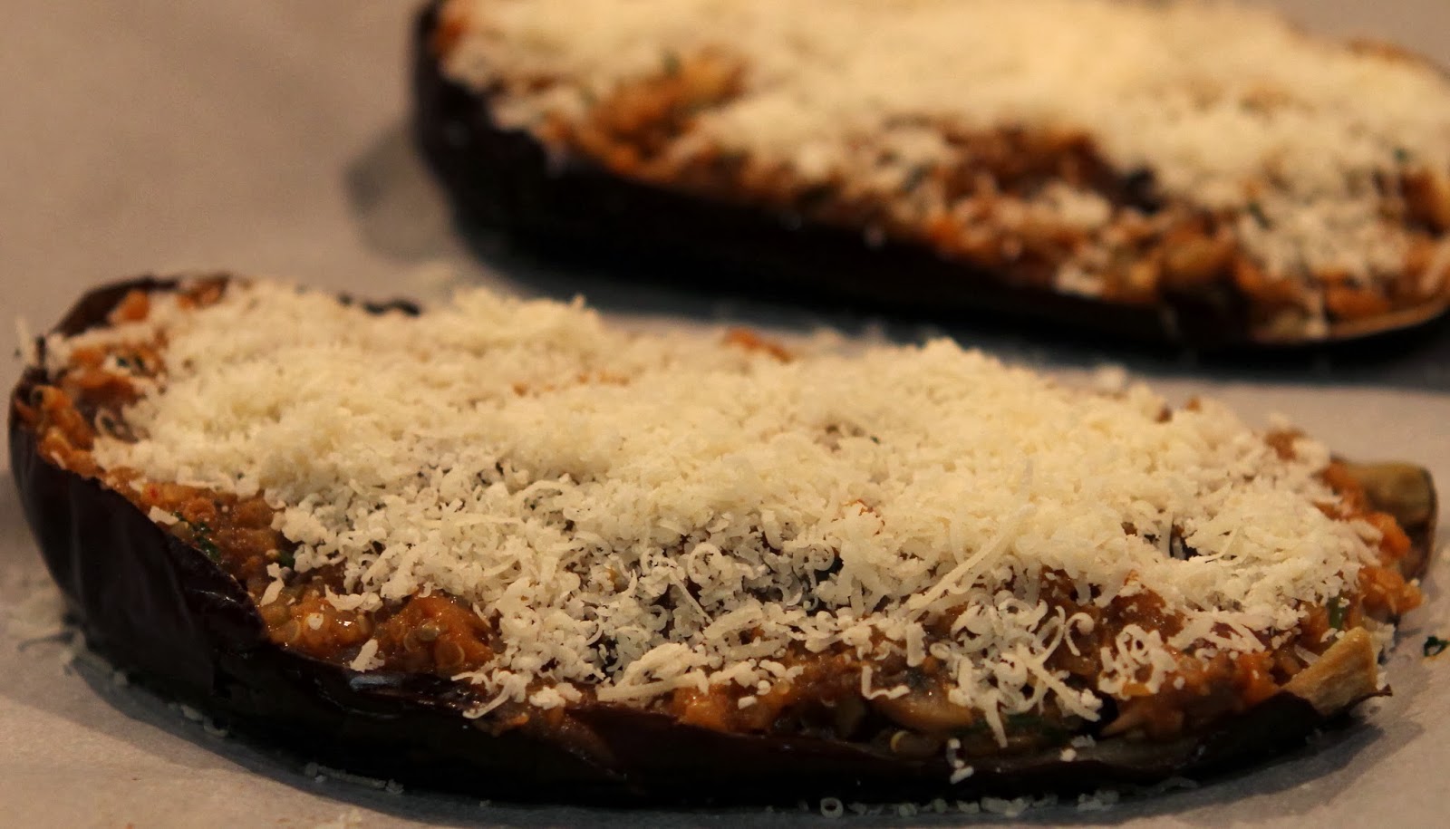 Gluten Free Alchemist: Roasted Aubergine with Quinoa, Pine Nut ...