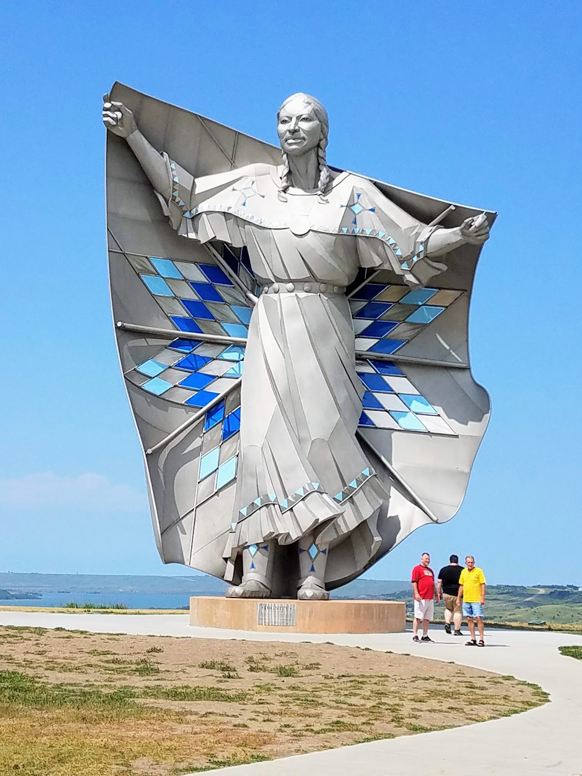History and Culture by Bicycle Chamberlain, SD Dignity Statue