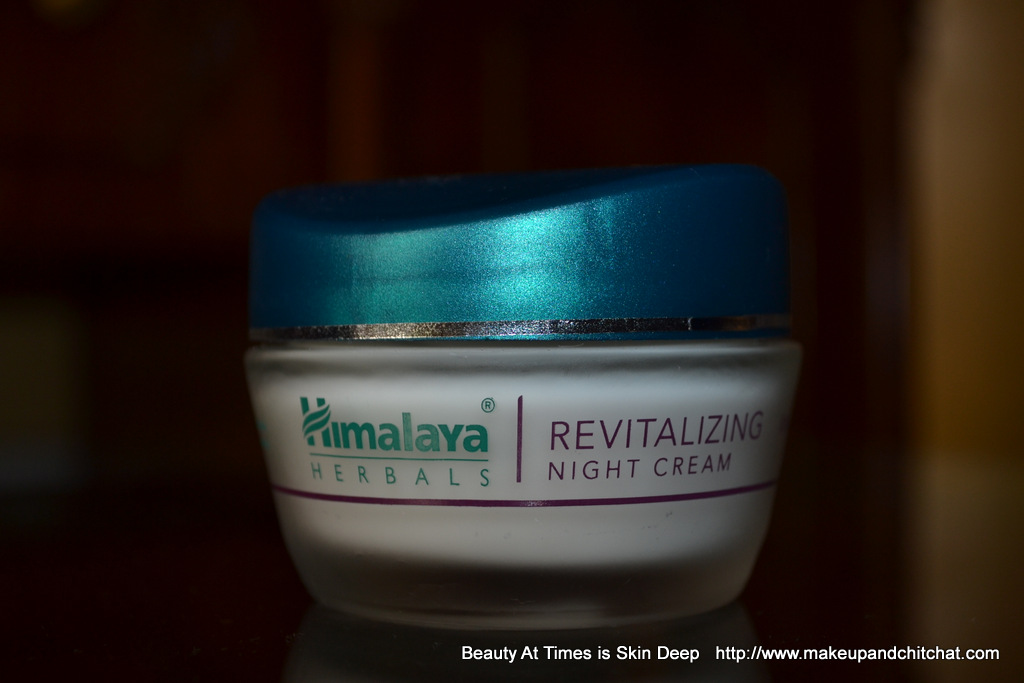 Himalaya Herbals Revitalizing Night Cream.
