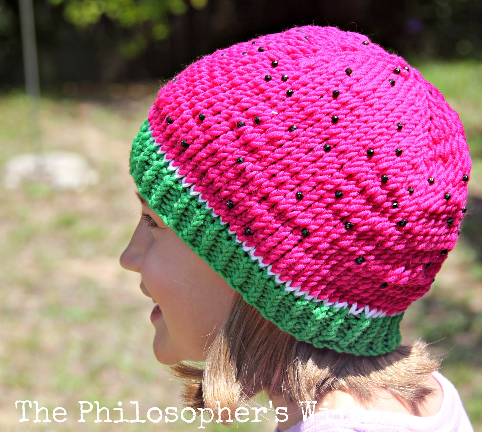 The Philosopher's Wife The Watermelon Hat A Free Knitting Pattern