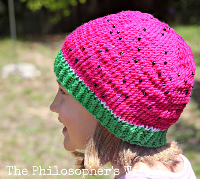 The Philosopher's Wife The Watermelon Hat A Free Knitting Pattern